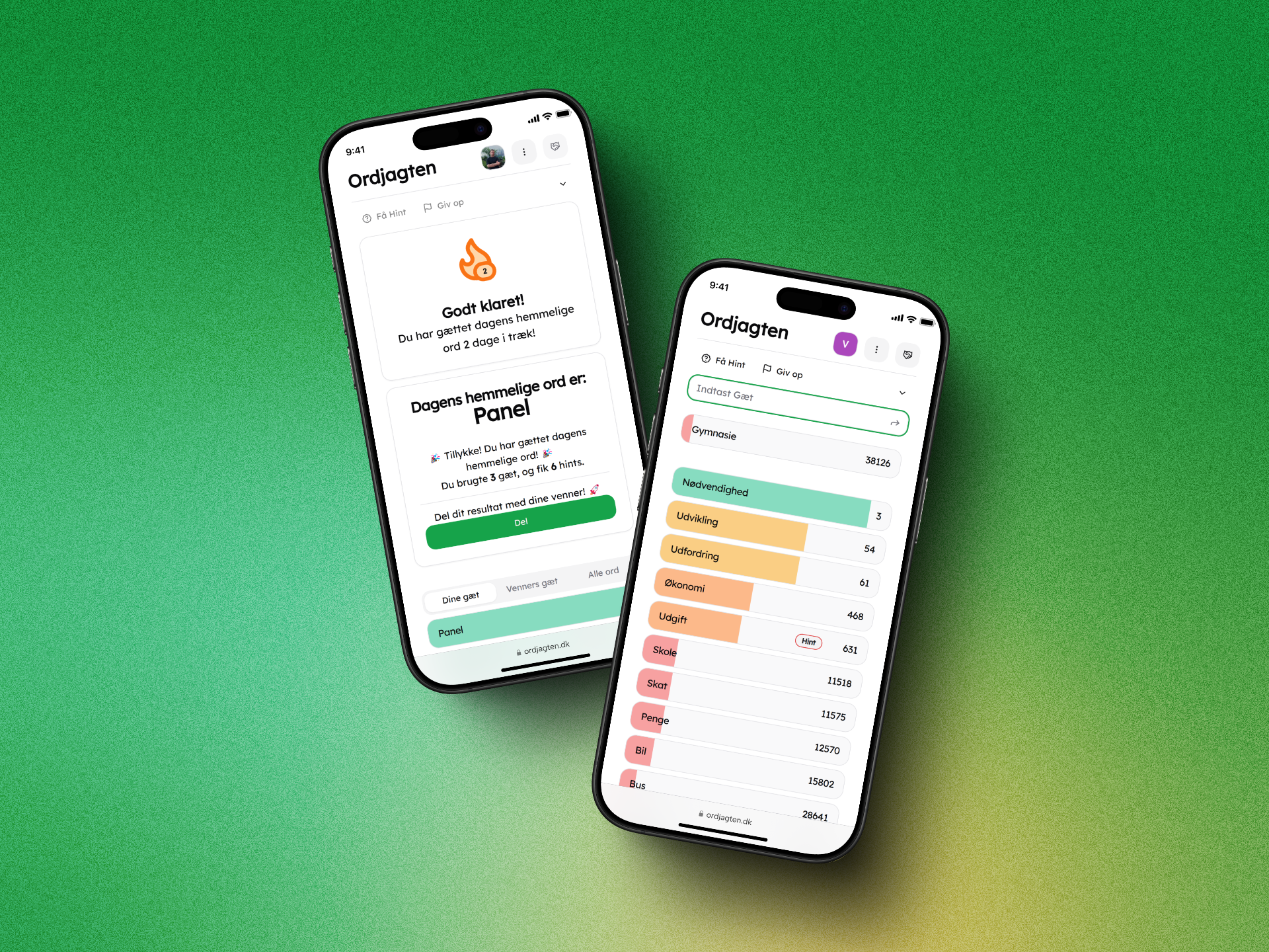 Ordjagten Game